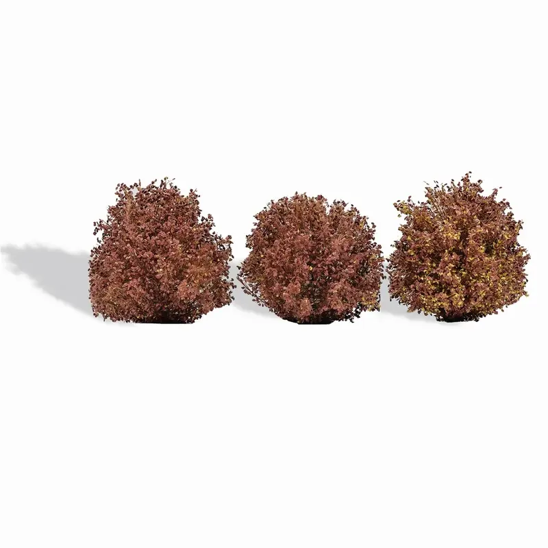 3 Arbustes, automne - Busch 3609 - HO 1/87 Nouvelle Collection